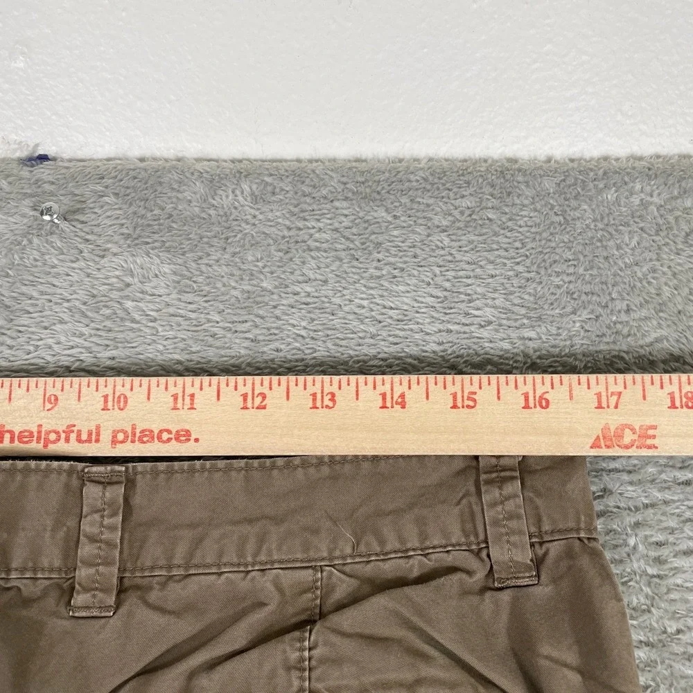 Banana Republic‎ Cargo Pants Mens 33x32 Brown Cotton Multi Pocket Utility Chino